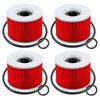 1/2/4 Motorcycle Parts Oil Filter for Kawasaki EL250 Eliminator EL252 EX250R Ninja 250 GT550 GT750 KR650 GPX250R GPX600R GPX750R