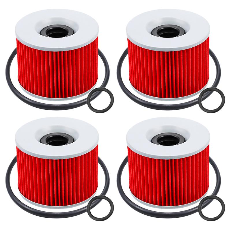 1/2/4 Motorcycle Parts Oil Filter for Kawasaki EL250 Eliminator EL252 EX250R Ninja 250 GT550 GT750 KR650 GPX250R GPX600R GPX750R