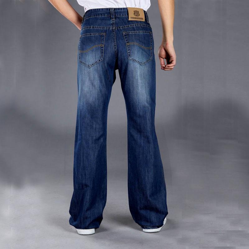 Jeans Da Uomo Jeans Larghi A Zampa Larga Da Uomo Pantaloni Casuali Coreani Larghi Da Uomo