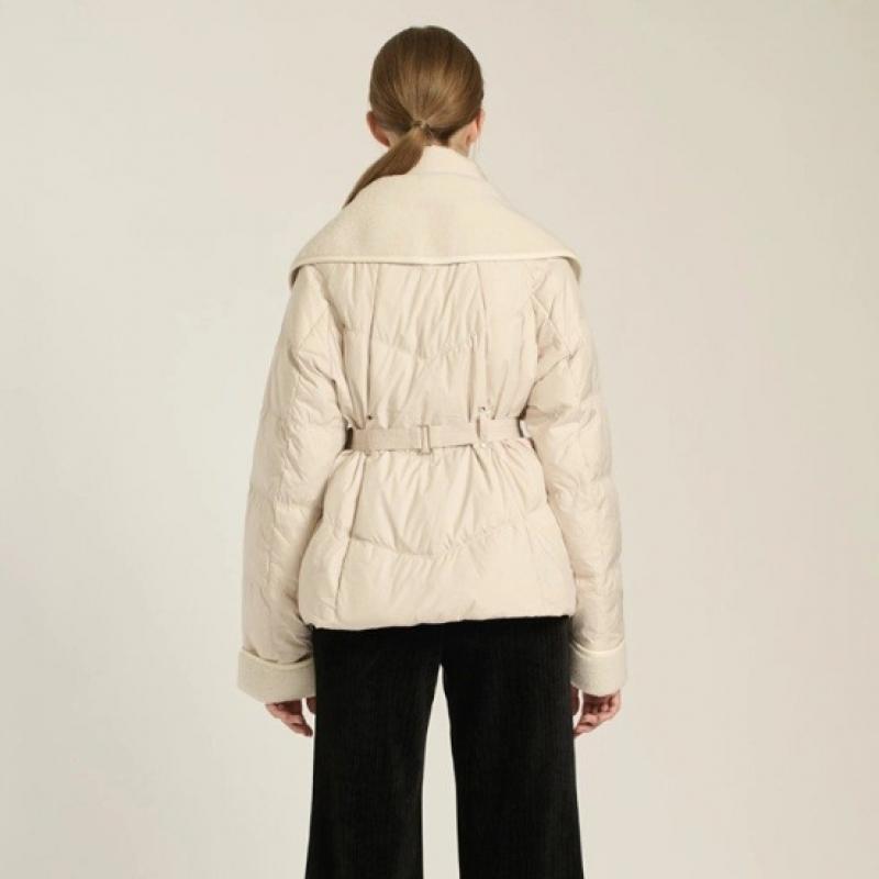 Bcbg Wide Collar Belted Duck Down B5w9y972