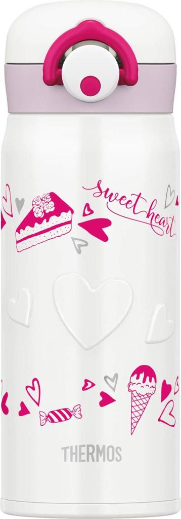 Thermos Vacuum Insulated Portable Mug, 400ml, White, JNR-400 WH