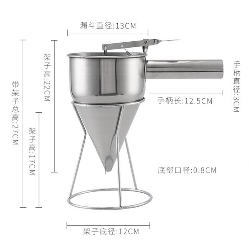 

1200ml Wax Injection Funnel Caliber 8mm Stainless Steel Spring for Making Scented Candles Wax Paintings Sealed Wine Bottles
