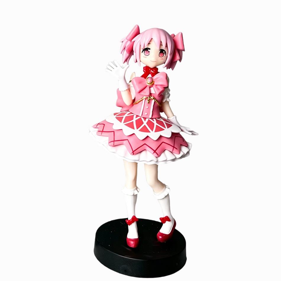 Puella Magi Madoka Magica Ensemble de Figurines Kaname Madoka Homura Akemi Anime Figurine PVC Modèle de Collection Poupée Ornement de Bureau Jouet Cadeau
