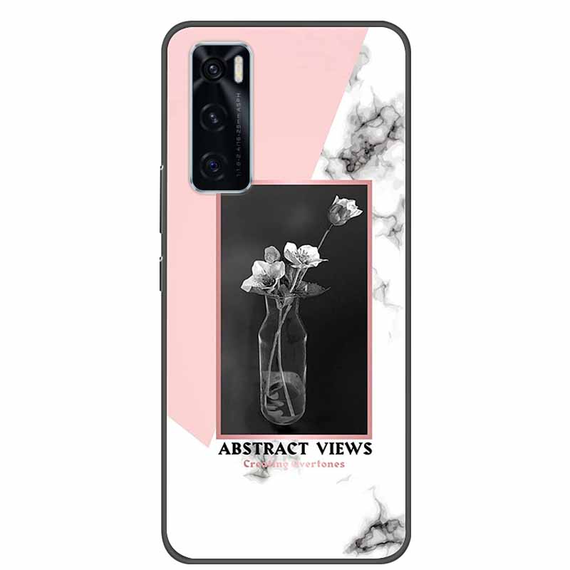 For Vivo V20 SE Case Marble Silicone Soft TPU Bumper Cover Coque For Vivo V20 SE Back Cover Cases for VivoV20 SE V20SE V 20 SE