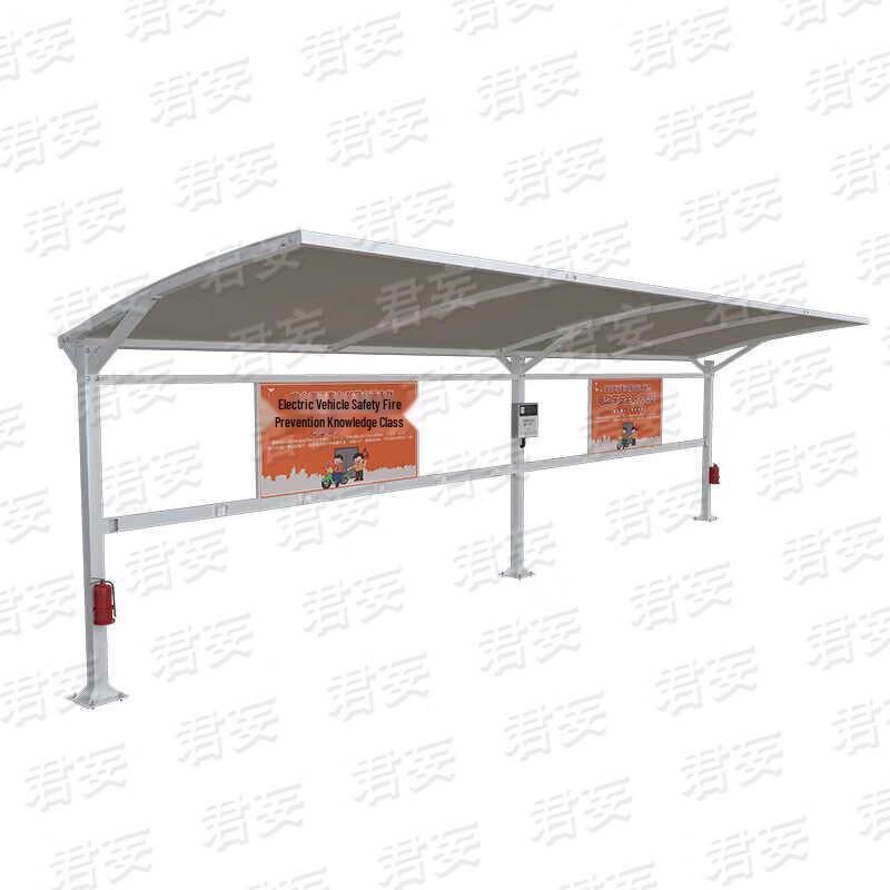 Membrane Structure Carport & EV Charger Shelter
