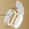 Foldable LED Magnifying Makeup Mirror - 2x, 5x, 10x