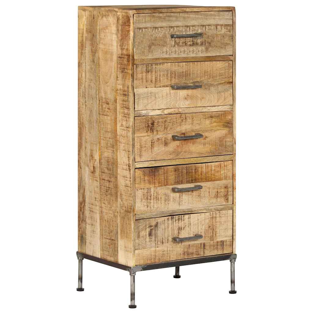 vidaXL Kommode 45x35x106 Cm Massivholz Mango