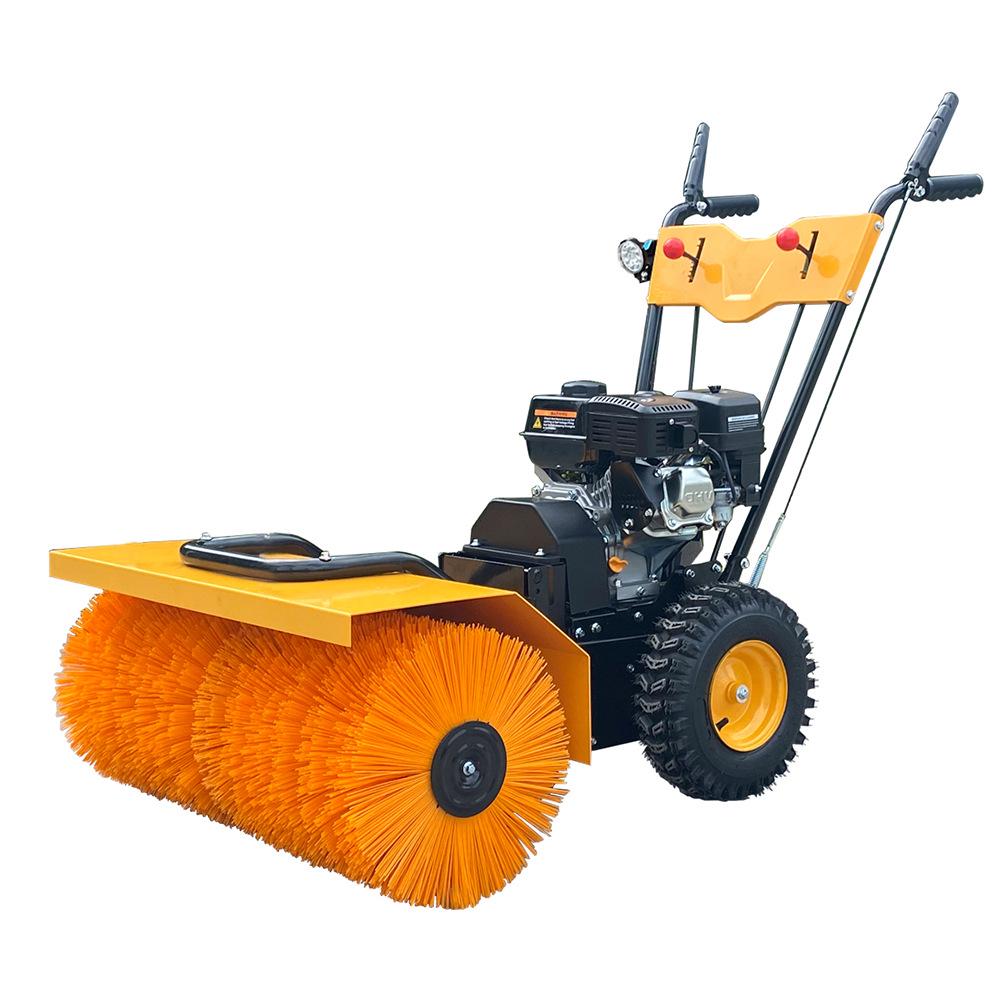 Hand-Push Multifunctional Snow Pusher - High-Power Snow Blower for Streets and Municipal Use