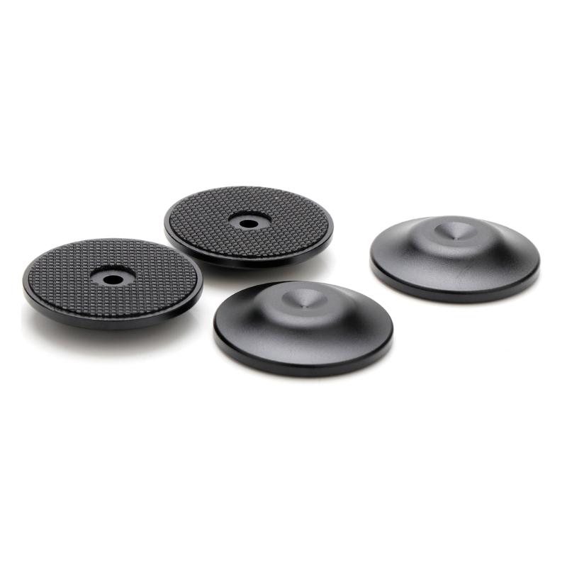 Piedini Ammortizzanti in Alluminio ad Alta Resistenza per Altoparlanti per Migliorare l'Acustica e la Sicurezza dell'Apparecchiatura 2 Pezzi