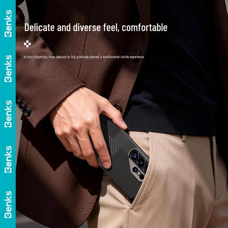 כיסוי טלפון מגנטי קוולאר של Benks עבור Samsung S26 Ultra
