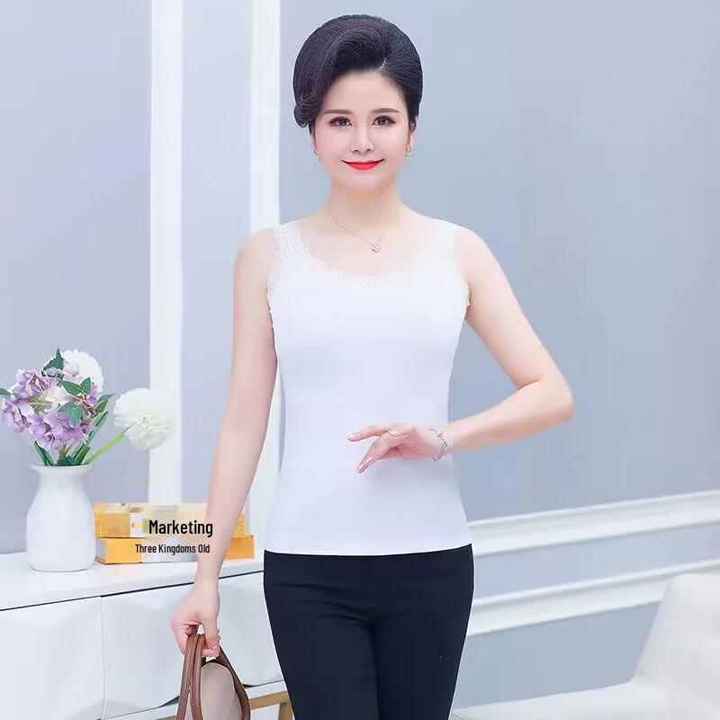 

Тонкая кружевная ребристая майка - 2024 Безрукавная сексуальная летняя майка-топ XXXXL [recommended for 79-90kg]