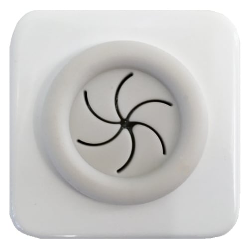 Senko Compact Towel Holder, Approx. 5.5 x 5.5 x 2.4 cm (H), White, Easy Installation with Magnet or Double-Sided Sticker, 62238