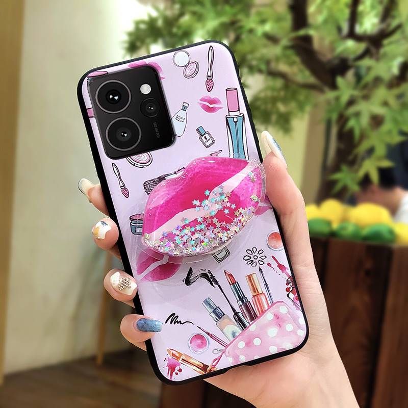 Glitter Cartoon Phone Case For Nokia HMD Skyline Skin Feel Silicone Dirt-resistant Cute Protective Fashion Design TPU