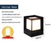 European-Style Solar Waterproof Outdoor Square Light for Courtyards, Villas, Parks, Fences, and Gates 