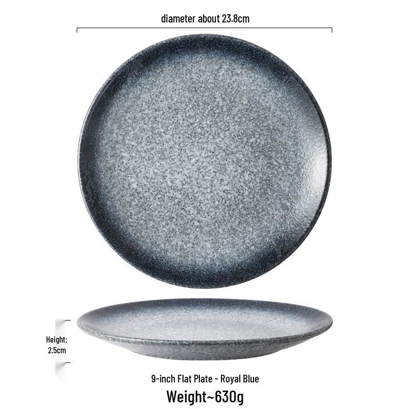 12-inch Japanese Style Round Dinner and Salad Plate