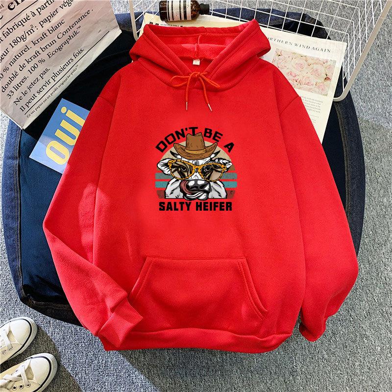 Ladies Velvet Hooded Sweatshirt for Autumn Winter Women Casual Large Size Loose Hoodies Pullover Tops