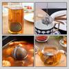 Kasanidika Ball Tea Strainers (3-Pack) Stainless Steel Heat-Resistant Strainers for Tea Bags, Barley Tea, Black Tea, and Loose Tea Leaves, Ultra-Fine