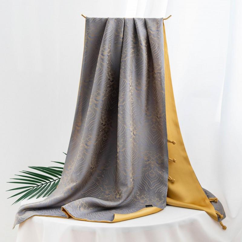 Silk Scarf Mom Mother-in-law Elegant Long Square Fashionable Wrap