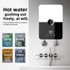 Small Household Bathroom Hot Water Shower Set Small Kitchen Water Heater Digital Display Instant Electric Water Heater