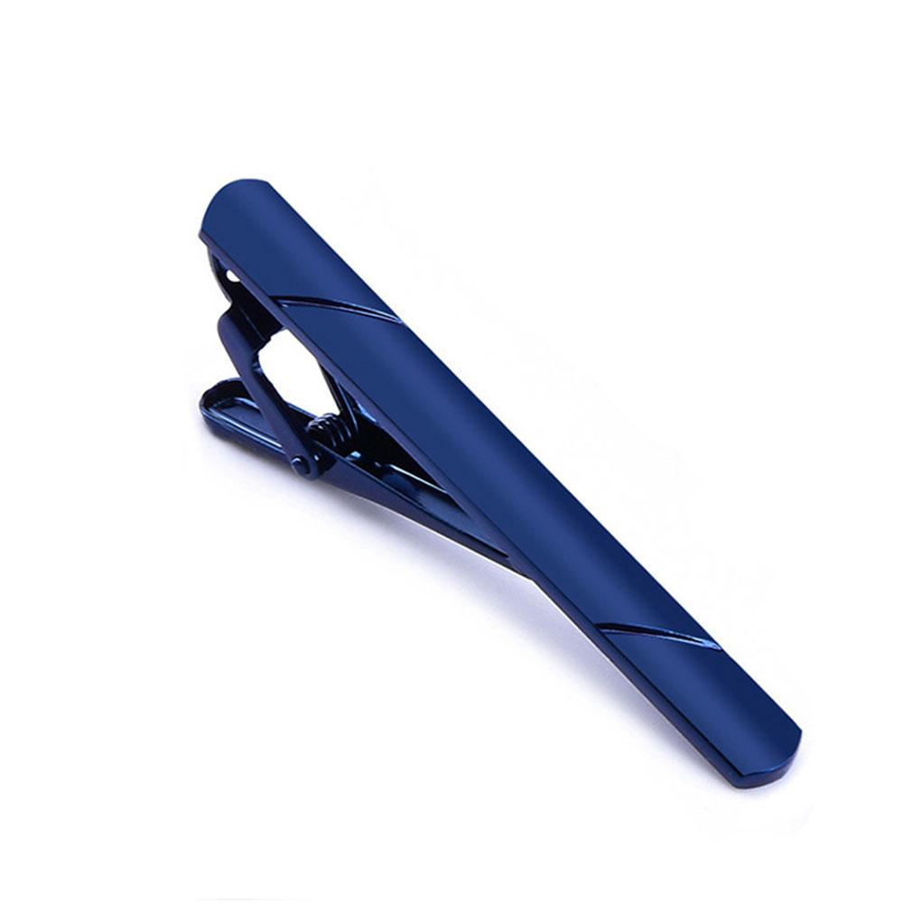 4 Pinces à Cravate En Métal - Or, Argent, Noir, Bleu, Pour Tenir Votre Cravate En Place Lors De Mariages, Réunions Ou Au Quotidien