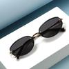 9021 Retro Oval Metal Frame Sunglasses – Unisex Hip-Hop Style