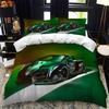 2/3PC 3D Print  Sports Car Supercar Bedding Set Duvet Cover Comforter Bed Youth Kids Girl Boys Luxury Birthday Gift