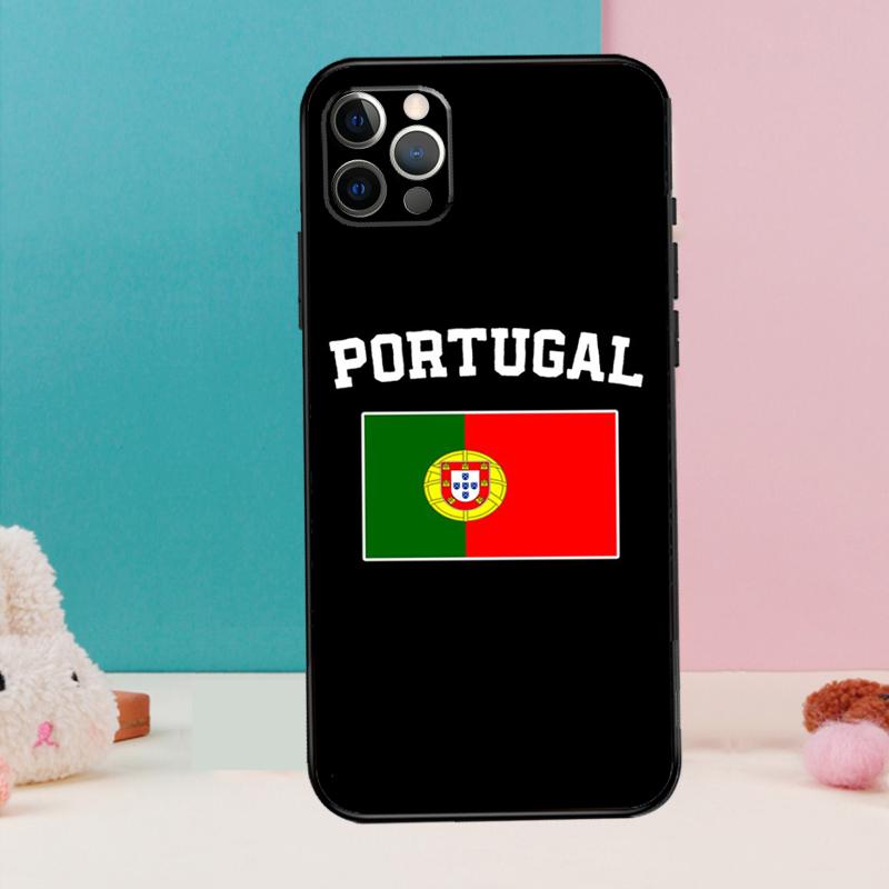Portugal Flag Phone Case For iPhone 17 Air 16 15 13 12 11 14 Pro Max 12 13 mini 15 16 Plus 16e Cover Coque