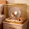 Silent Hamster Wheel Quiet Double Bearing Spinner Gerbil Small Animals Running Wheel for Mice Dwarf Animals Pets Cage