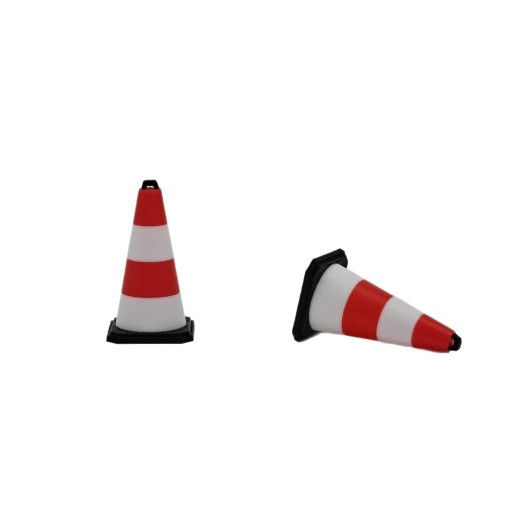 Mini Ice Cream Cone Toy - Traffic Cone and Barrier Marker Model for Kids