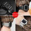 Bracelet en Acier Inoxydable pour Casio G-Shock GM-B2100 & GMW-B5000 | Bracelet de Montre Métallique Milanais avec Embouts Solides | Bracelet de Remplacement