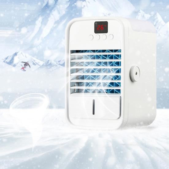 

Прочный 3 скорости Регулируемый легкий вентилятор охлаждения Увлажненный распылительный воздушный охладитель для лета