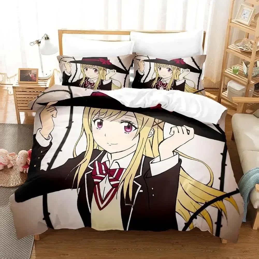 Comforter Yamada-Kun And The Seven Witches Bedding Set Printed Bed Set With Soft Queen King Size Bedclothes Home
