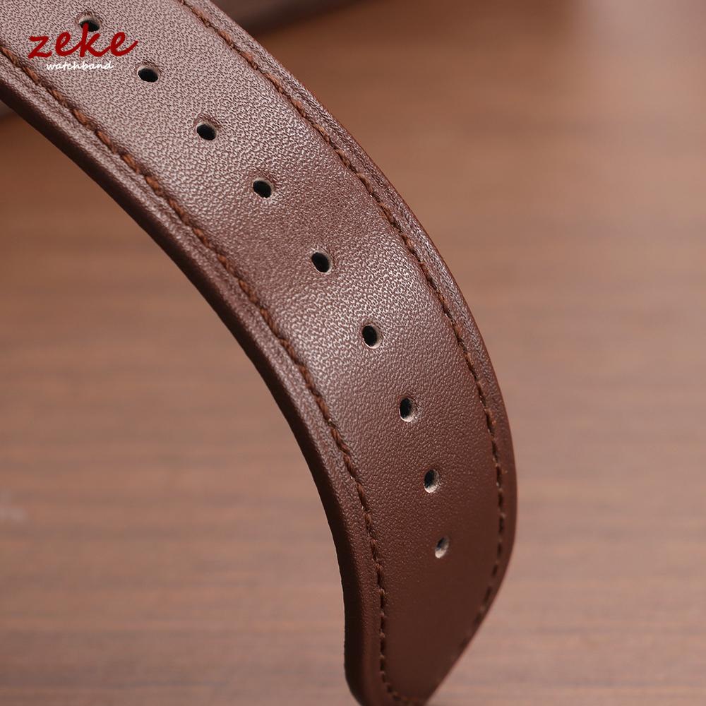 20mm 22mm Genuine Cow Leather Watch Band Black Brown Blue Watch Strap Men's Women's Soft Business Replacement Bracelets Belt