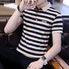 Jeep Men's Striped Short-Sleeve Polo Shirt