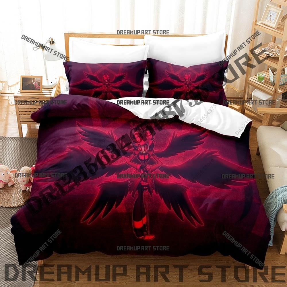 3D Printed Hazbinel The Vees Bedding Set for Boys Girls Duvet Cover Pillowcase Twin Queen King Full Single Double Sizes