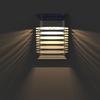 2 Modes Solar Fence Lights Outdoor Waterproof Fence Deck Step Yard Stair Garden Solar Powered LED Wall Light