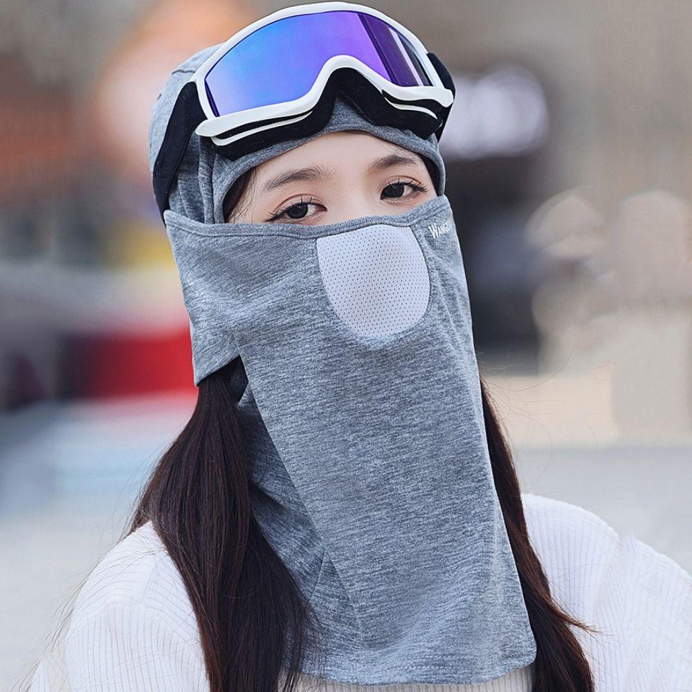 Neck Warm Balaclava Hat Windproof Ear Protection Hat Fashion Full Face Mask Outdoor