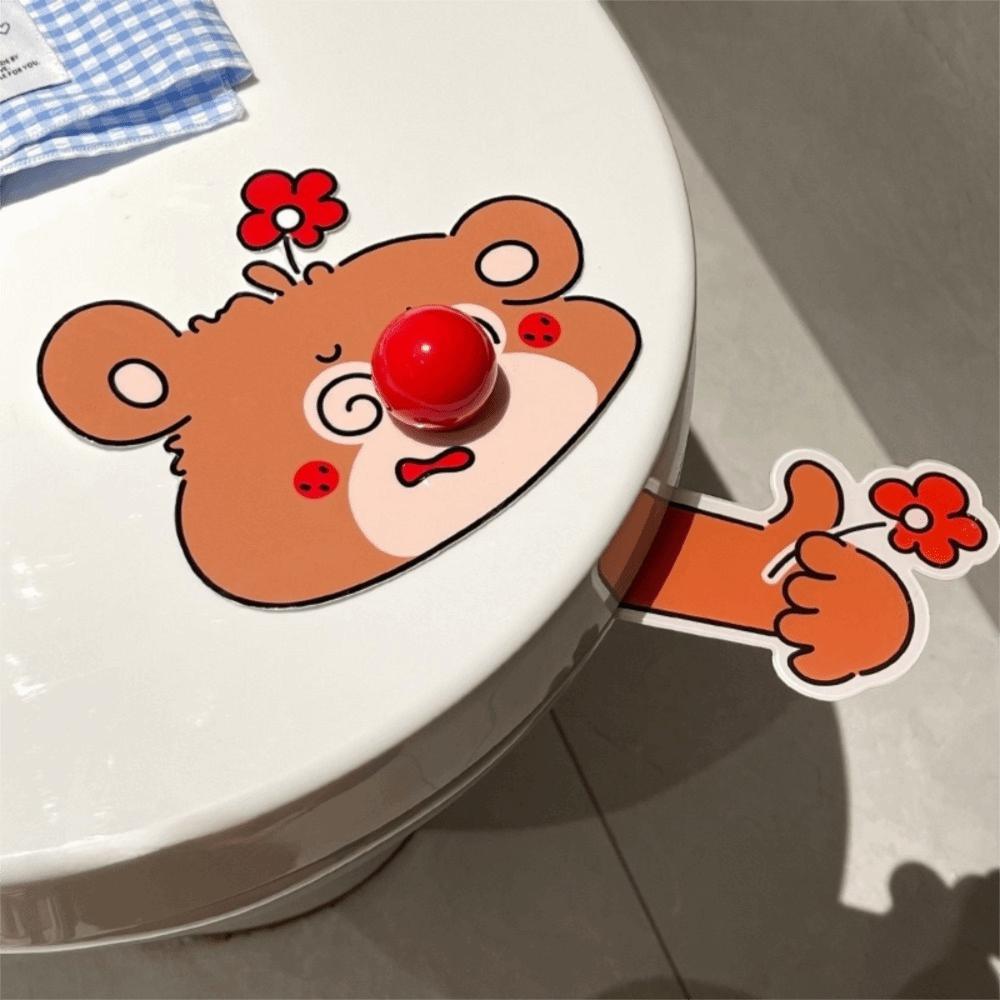 Cartoon Toilet Seat Lid Lifter Traceless Toilet Seat Cover Lifter  Bathroom Accessories