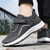 Men Elderly Walking Shoes Hook And Loop Casual Athletic Sneakers