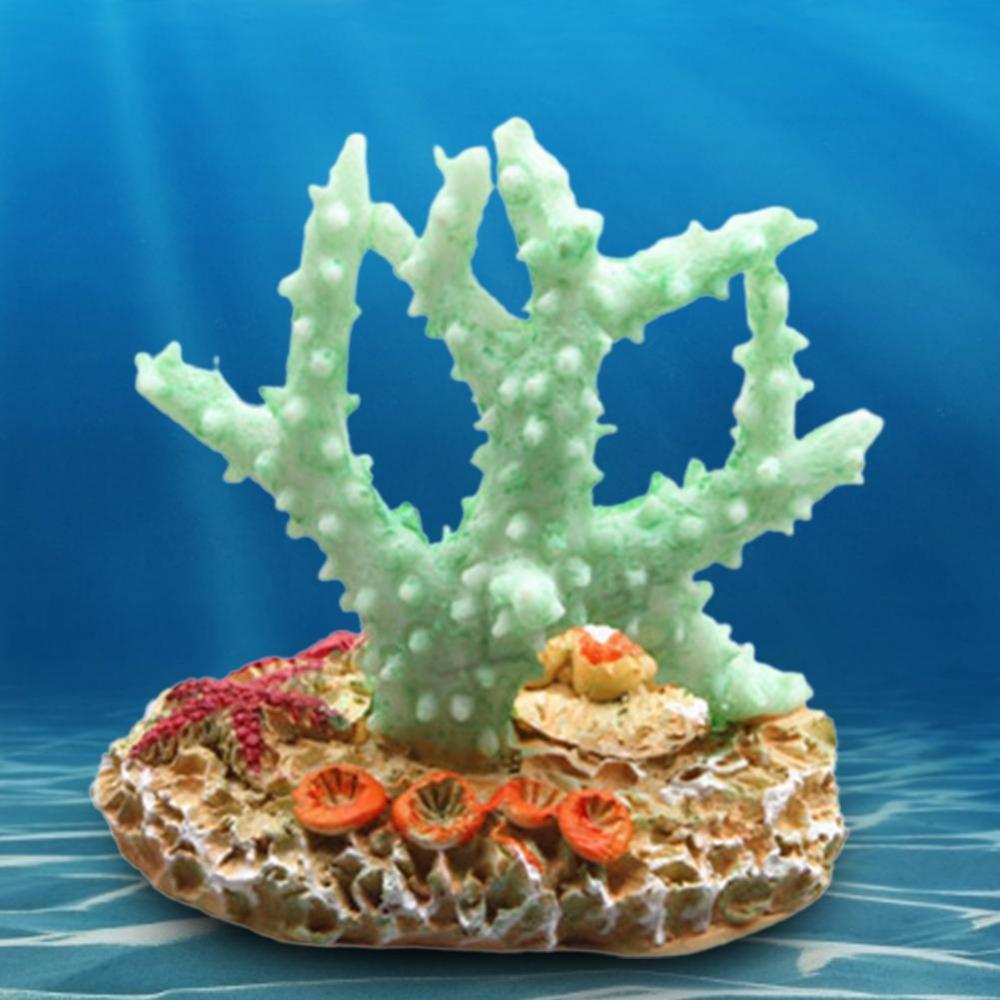 Decortaive Resin Artificial Vivid Undersea Simulation Coral Fake Coral Micro Ornaments Coral Stone