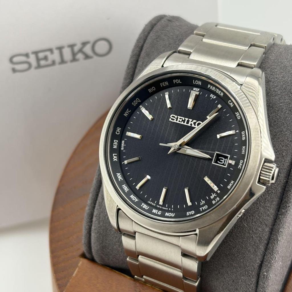 [USED] Seiko SBTM289 7B75-0AA0 with Box, Manual and Warranty, Rare