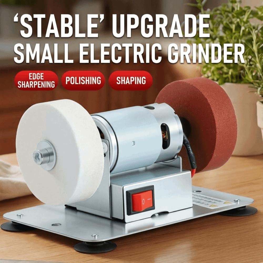 Speed Adjustable Mini Bench Grinder Sturdy Base Dual Wheel Grinder New Electric Grinder for Home