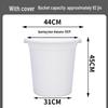 Large Food-Grade Plastic Water Storage Bucket - Extra Capacity & Thickened Design