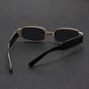 1pc Women'S Square Plastic Small Frame Casual Retro YK2 Trendy Fashion Glasses Suitable for Driving Holiday Outfit