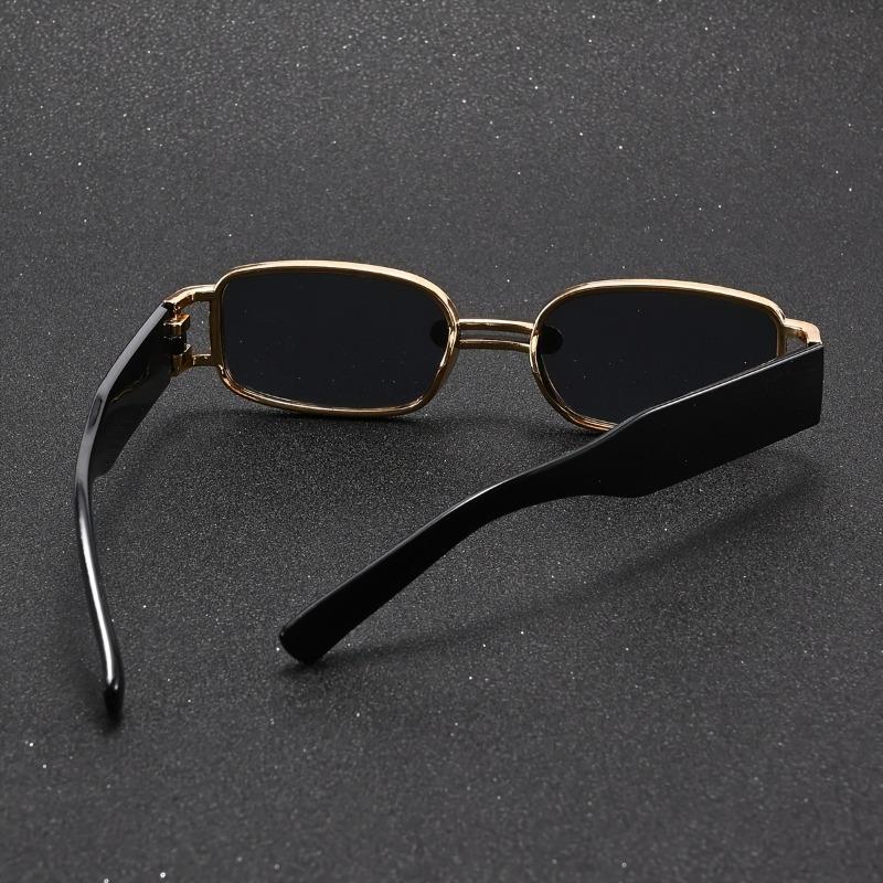 1pc Women'S Square Plastic Small Frame Casual Retro YK2 Trendy Fashion Glasses Suitable for Driving Holiday Outfit