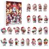Christmas Calendar Advent Blind Box Toy Cute Snowman Decorative Pendant Acrylic