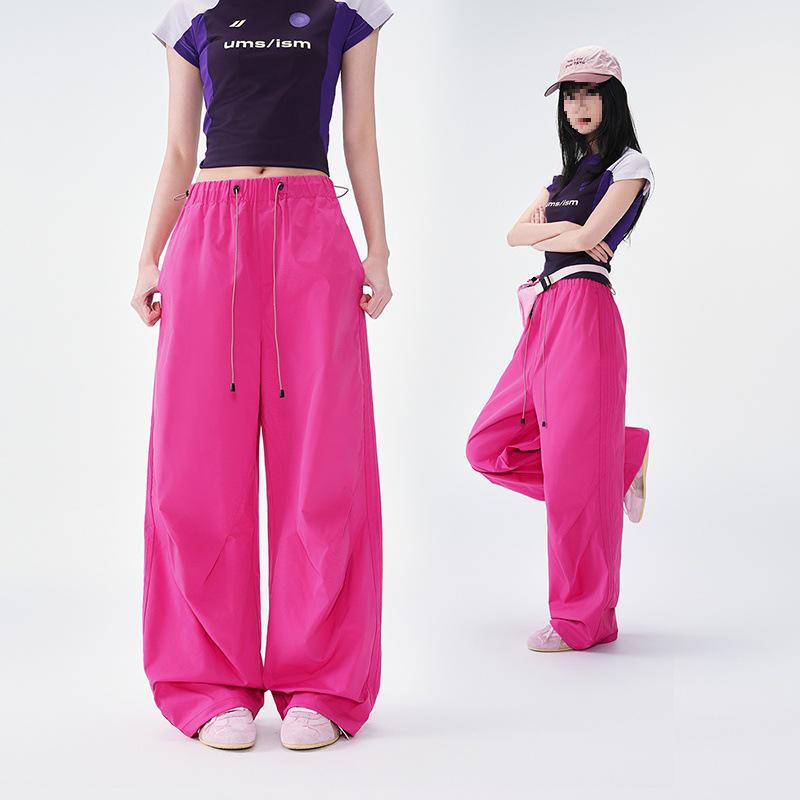

Unisex Spring/Summer Trendy Paratrooper Pants - Casual American Style for Men and Women L