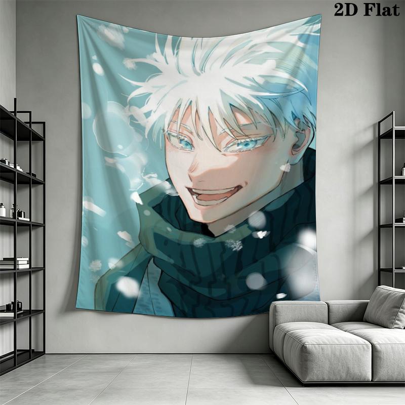 Jujutsu Kaisen Ταπετσαρία Τοίχου Αισθητική Κρεμαστό Τοίχου Τυπωμένο Ύφασμα Κουβέρτα Διακοσμητικές Ταπετσαρίες για Υπνοδωμάτιο Σαλόνι Διακόσμηση Σπιτιού