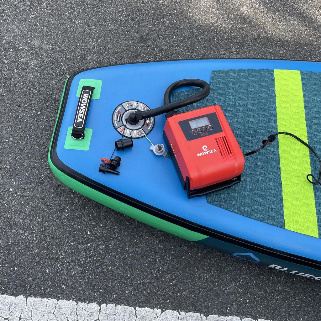 WOWSEA SUP Electric Air 12V Power Up to 16 with Function Pump, Supply, psi, Auto-Shutoff