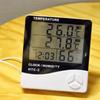 Hanging Desktop Table Clocks LCD Display Dual Temp Digital Humidity Monitor  Indoor Outdoor